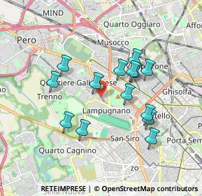 Mappa Via Livio Cambi, 20151 Milano MI, Italia (1.59571)