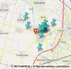 Mappa 30035 Mirano VE, Italia (1.04438)