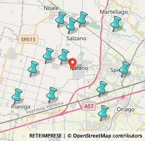 Mappa 30035 Mirano VE, Italia (4.58417)