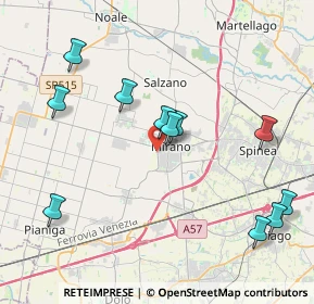 Mappa 30035 Mirano VE, Italia (4.37182)