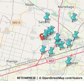 Mappa 30035 Mirano VE, Italia (3.53846)