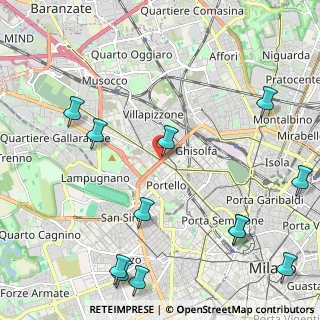 Mappa Cagnola, 20149 Milano MI, Italia (2.91083)