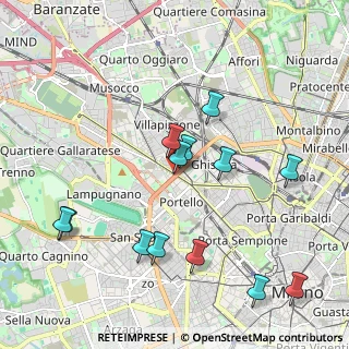 Mappa Cagnola, 20149 Milano MI, Italia (2.13769)