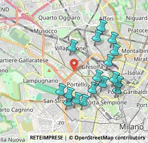 Mappa Viale Certosa, 20155 Milano MI, Italia (1.9)