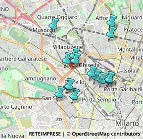 Mappa Viale Certosa, 20155 Milano MI, Italia (1.57933)
