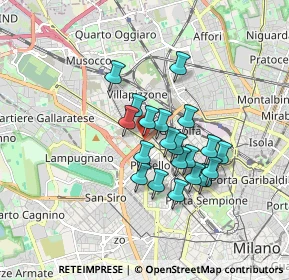 Mappa Viale Certosa, 20155 Milano MI, Italia (1.3075)