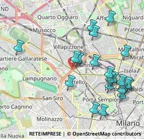 Mappa Viale Certosa, 20155 Milano MI, Italia (2.265)