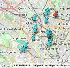 Mappa Viale Certosa, 20155 Milano MI, Italia (1.74474)
