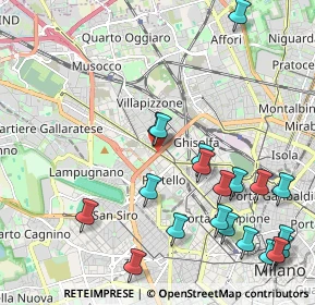 Mappa Viale Certosa, 20155 Milano MI, Italia (2.543)