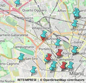 Mappa Viale Certosa, 20155 Milano MI, Italia (2.74)