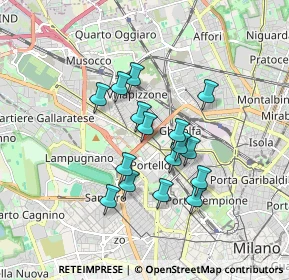 Mappa Viale Certosa, 20155 Milano MI, Italia (1.38938)