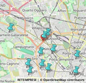 Mappa Viale Certosa, 20155 Milano MI, Italia (2.31182)