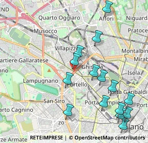 Mappa Viale Certosa, 20155 Milano MI, Italia (2.324)