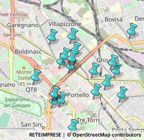 Mappa Viale Certosa, 20155 Milano MI, Italia (0.8975)