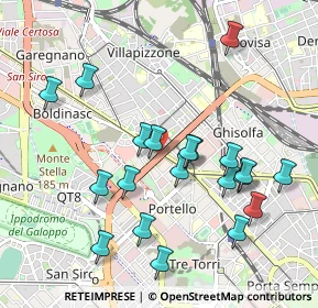 Mappa Viale Certosa, 20155 Milano MI, Italia (1.0045)