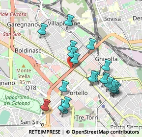 Mappa Viale Certosa, 20155 Milano MI, Italia (0.9775)