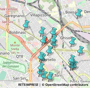 Mappa Viale Certosa, 20155 Milano MI, Italia (1.0595)