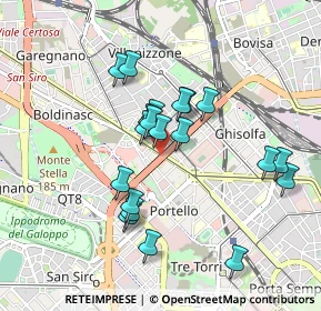 Mappa Viale Certosa, 20155 Milano MI, Italia (0.7945)