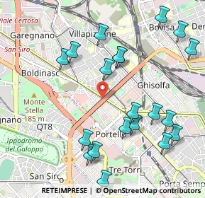 Mappa Viale Certosa, 20155 Milano MI, Italia (1.153)
