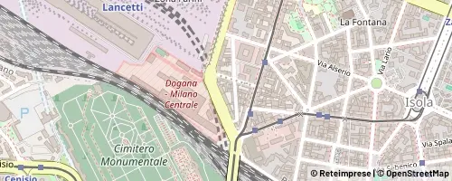 Mappa Milan