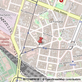 Mappa Via Medardo Rosso, 18, 20159 Milano, Milano (Lombardia)