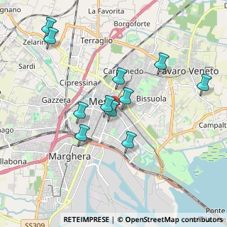 Mappa Via Tintoretto, 30172 Venezia VE, Italia (1.79273)