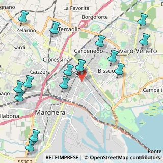 Mappa Via Tintoretto, 30172 Venezia VE, Italia (2.6325)