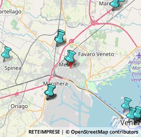 Mappa Via Tintoretto, 30172 Venezia VE, Italia (6.0415)