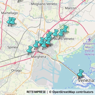 Mappa Via Tintoretto, 30172 Venezia VE, Italia (4.01333)