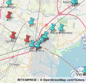 Mappa Via Cardinal Massaia, 30172 Venezia VE, Italia (5.5395)