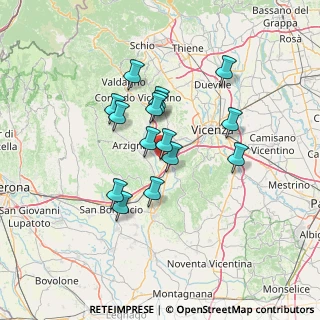 Mappa Via Giovanni Alfonso, 36075 Montecchio Maggiore VI, Italia (11.05933)