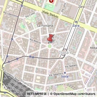 Mappa Piazzale Segrino,  5, 20159 Milano, Milano (Lombardia)