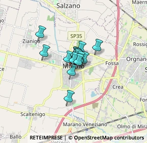 Mappa Via V.Bellini, 30035 Mirano VE, Italia (0.765)