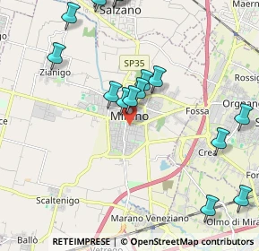 Mappa Via V.Bellini, 30035 Mirano VE, Italia (2.48353)