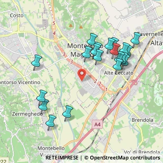 Mappa Via Otto Sommer, 36075 Montecchio Maggiore VI, Italia (2.112)