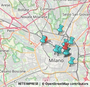 Mappa Via Principe Eugenio, 20155 Milano MI, Italia (3.52364)