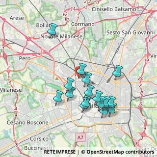 Mappa Via Principe Eugenio, 20155 Milano MI, Italia (3.55125)