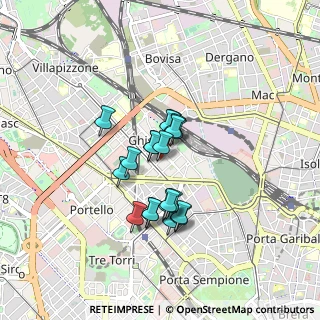 Mappa Via Principe Eugenio, 20155 Milano MI, Italia (0.6015)