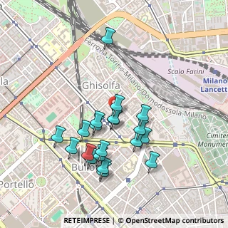 Mappa Via Principe Eugenio, 20155 Milano MI, Italia (0.4355)