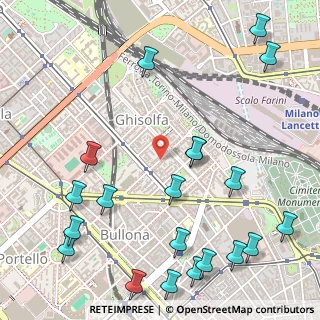 Mappa Via Principe Eugenio, 20155 Milano MI, Italia (0.7205)