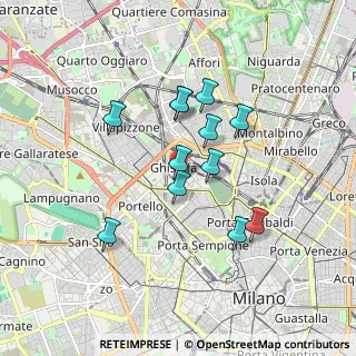 Mappa Via Principe Eugenio, 20155 Milano MI, Italia (1.4575)