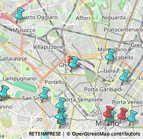 Mappa Via Principe Eugenio, 20155 Milano MI, Italia (3.20867)