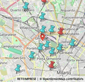 Mappa Via Principe Eugenio, 20155 Milano MI, Italia (2.00214)