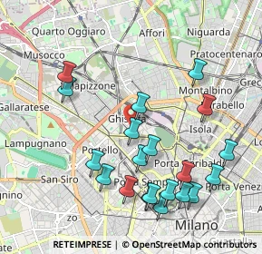 Mappa Via Principe Eugenio, 20155 Milano MI, Italia (2.16)
