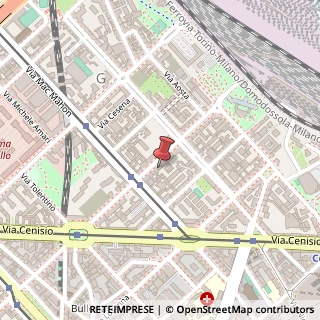 Mappa Via Principe Eugenio, 28, 20155 Milano, Milano (Lombardia)