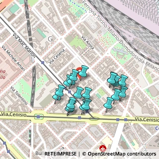 Mappa Via Principe Eugenio, 20155 Milano MI, Italia (0.206)
