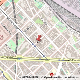 Mappa Via Principe Eugenio, 24, 20155 Milano, Milano (Lombardia)