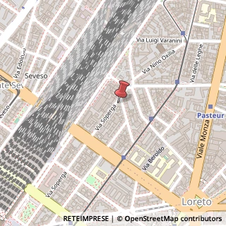 Mappa Via Pietro Marocco, 17, 20127 Milano, Milano (Lombardia)