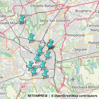 Mappa Via Lambrate, 20131 Milano MI, Italia (3.47909)