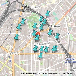 Mappa Via Lambrate, 20131 Milano MI, Italia (0.426)